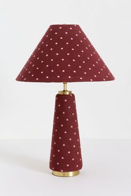 Lulu Printed Fabric Upholstered Empire Table Lamp