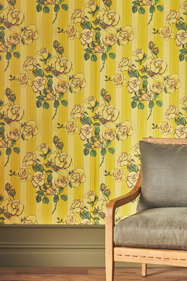 Flowers for Charlie Wallpaper Anthropologie