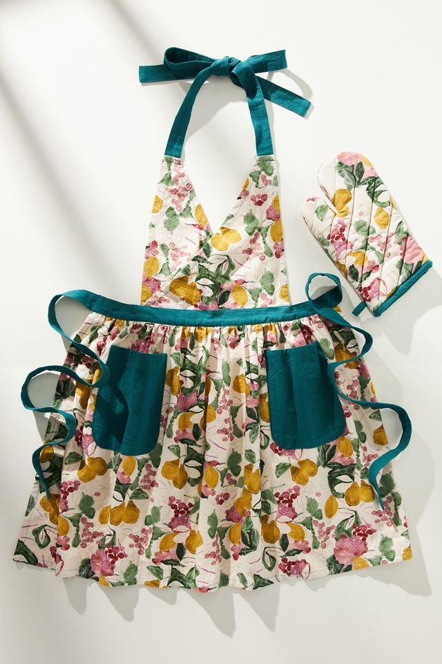 Holly and Pear Apron #3