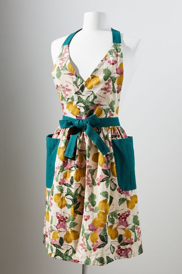 Holly and Pear Apron #1