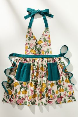 Holly and Pear Apron