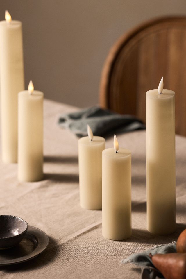 Stargazer Flameless Pillar Candle, 5 Inch #1