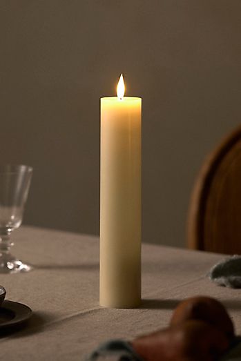 Stargazer Flameless Pillar Candle, 10 Inch