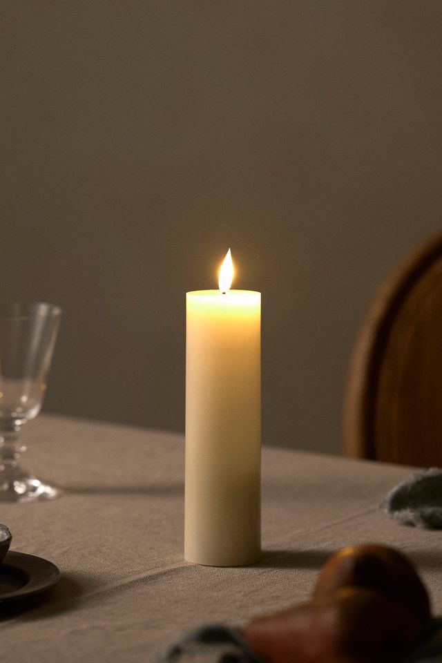 Stargazer Flameless Pillar Candle #14