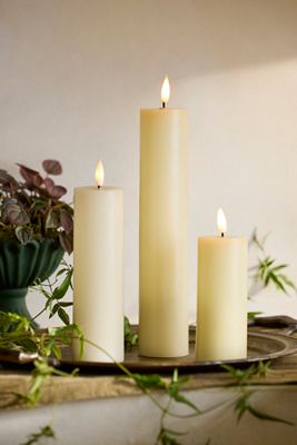 Stargazer Flameless Pillar Candle