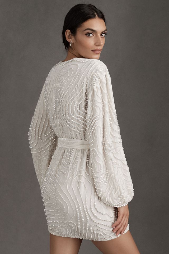 Retrofete Gabrielle Sequin Robe Mini Dress | Anthropologie