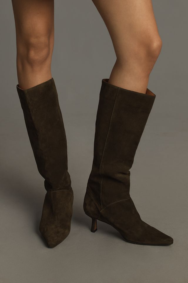 By Anthropologie Knee-High Pointed-Toe Boots #1
