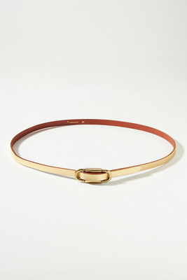 By Anthropologie Skinny Belt In Gold