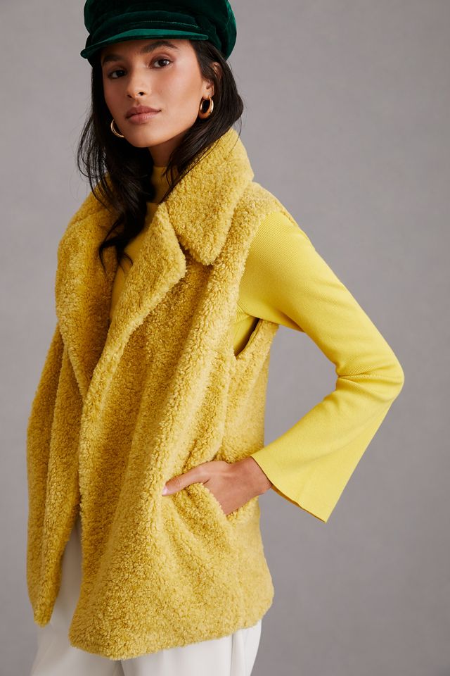 By Anthropologie Faux Fur Vest #3