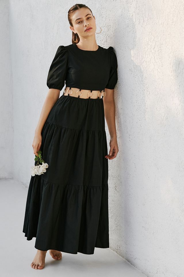 anthropologie holiday dresses Charlie Alexis Mini Dress Seam details Charlie Holiday Andrea Maxi Dress