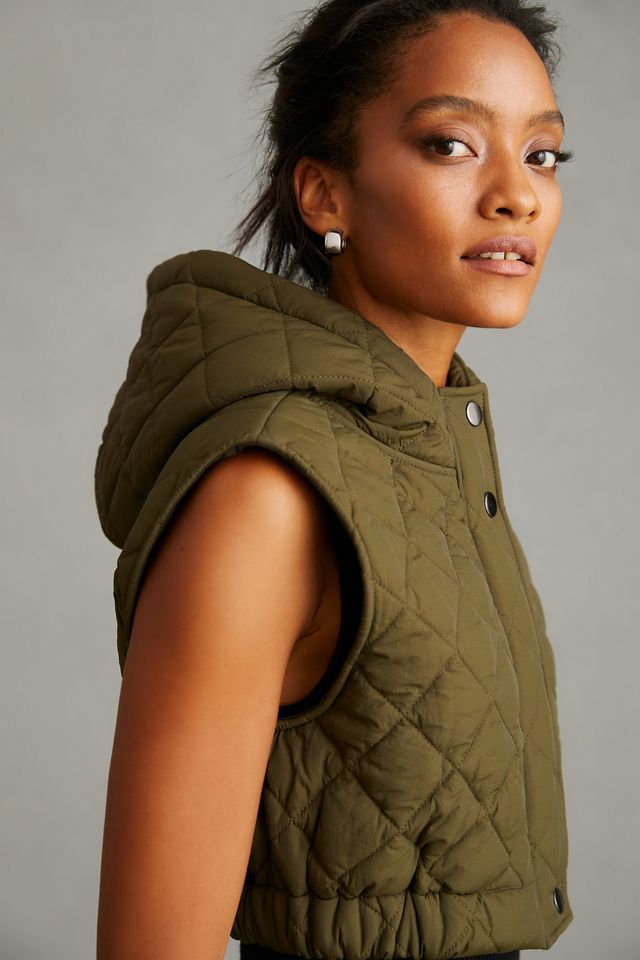 By Anthropologie Cropped Puffer Vest #2