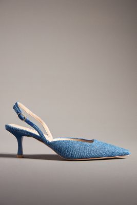 Guilhermina Slingback Heels In Blue