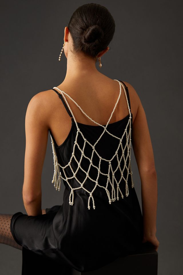 Current Air Beaded Pearl Cami #1