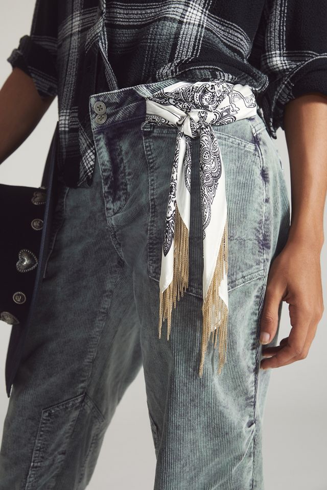 Fringed-Bandana Scarf Necklace #1