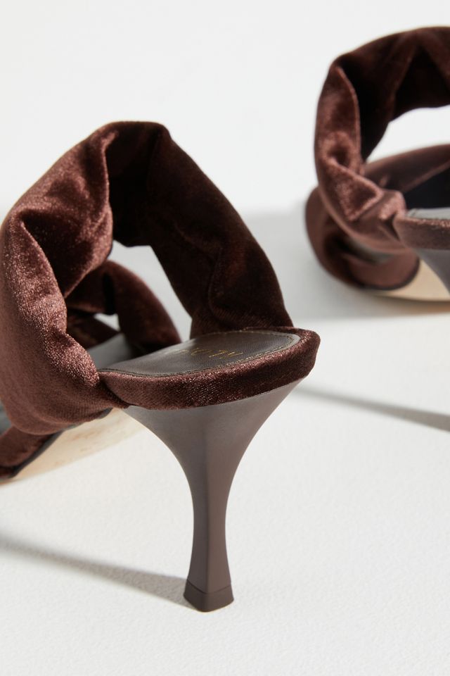 ALOHAS Twist Velvet Heels #3