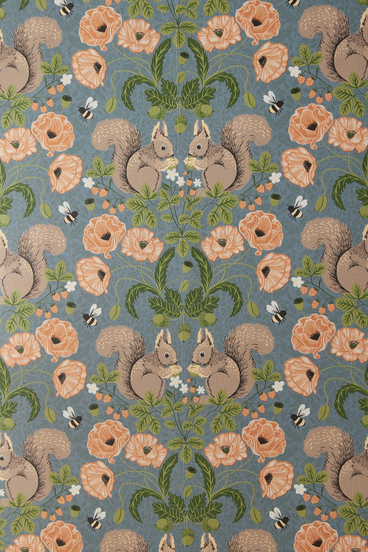 Kurre Woodland Damask Wallpaper