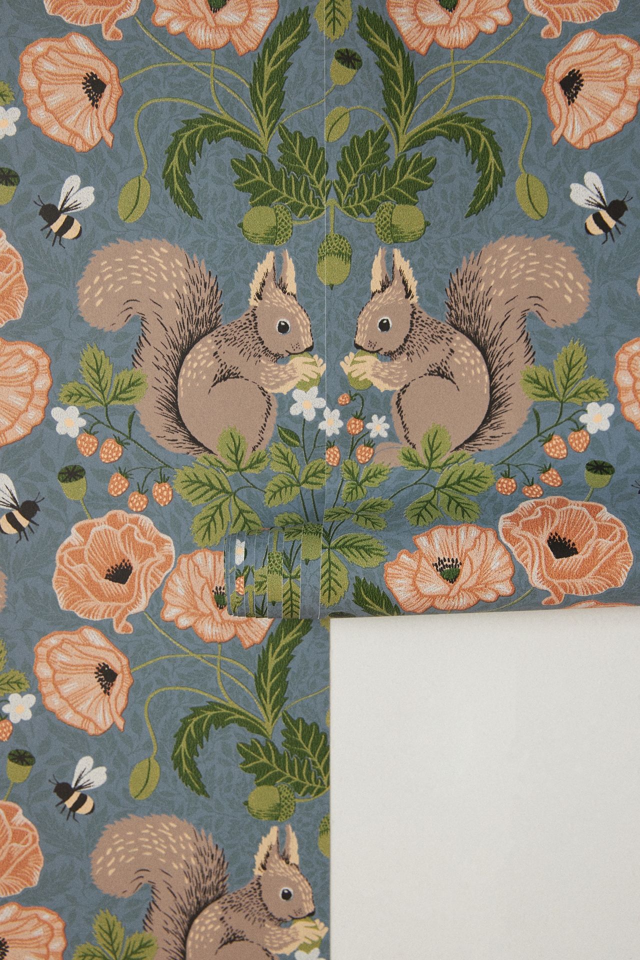 Kurre Woodland Damask Wallpaper