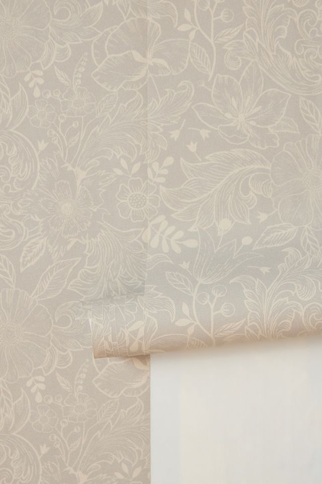 Wilma Floral Block Print Wallpaper #2