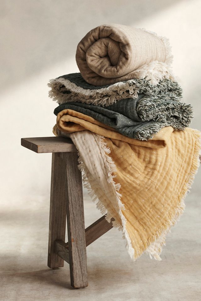 Gauzy Reversible Throw #3