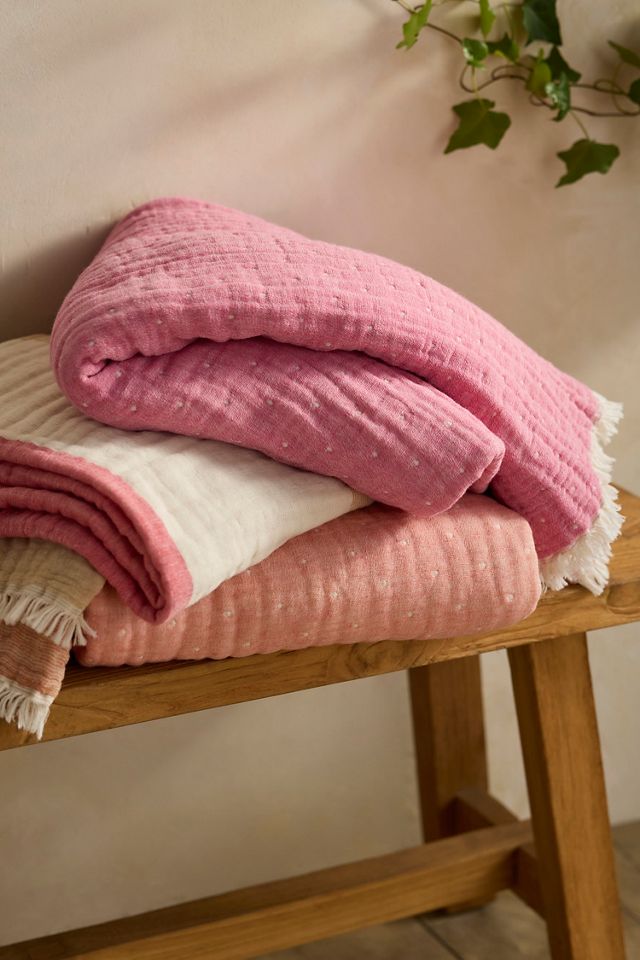 Gauzy Reversible Throw #3