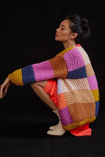SPARROW Anthropologie Knit Cowl Tunic Sweater Dress Cinnamon Sz Small
