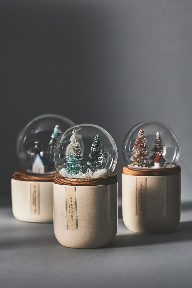 Snowglobe Candle #1