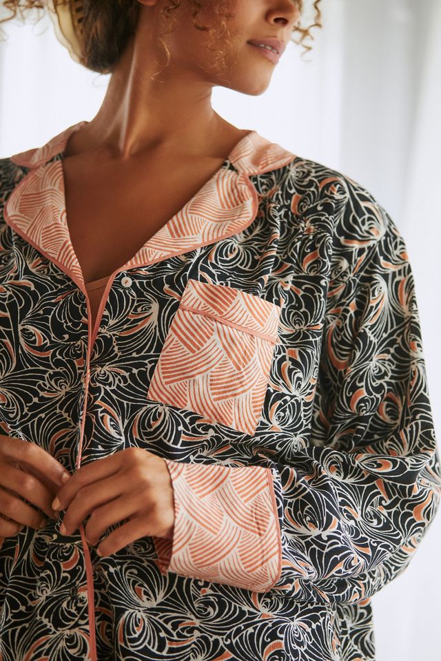 By Anthropologie Mix Print Pajama Top #6