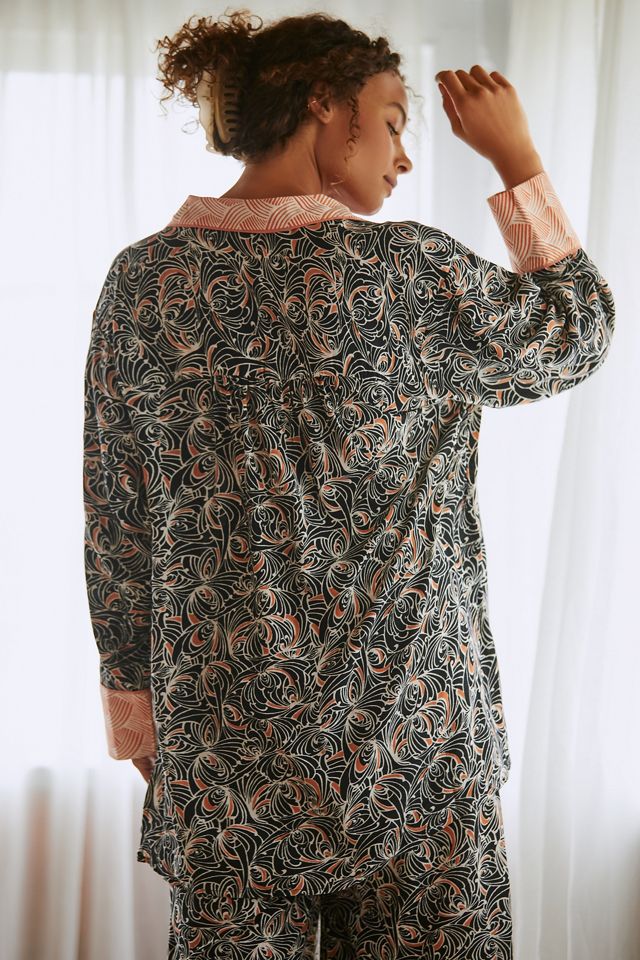 By Anthropologie Mix Print Pajama Top #7