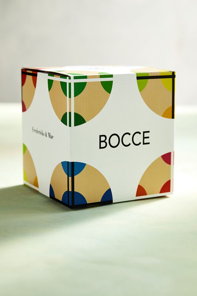 Painted Wood Bocce Set #1