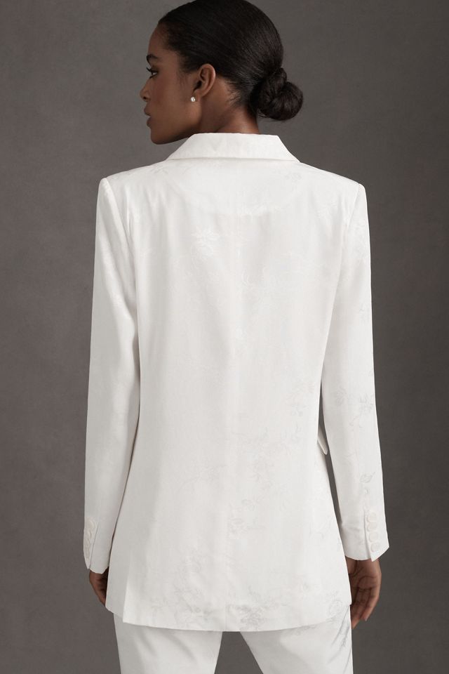Daughters of Simone Margaux Satin Jacquard Bridal Jacket #2