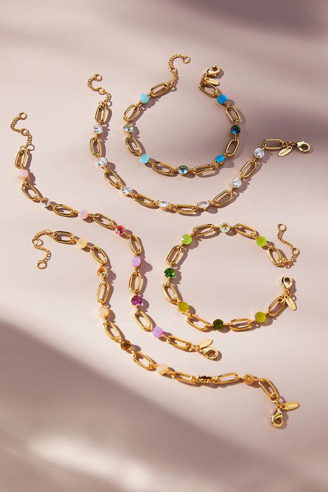 Crystal Chain Tennis Bracelet #1