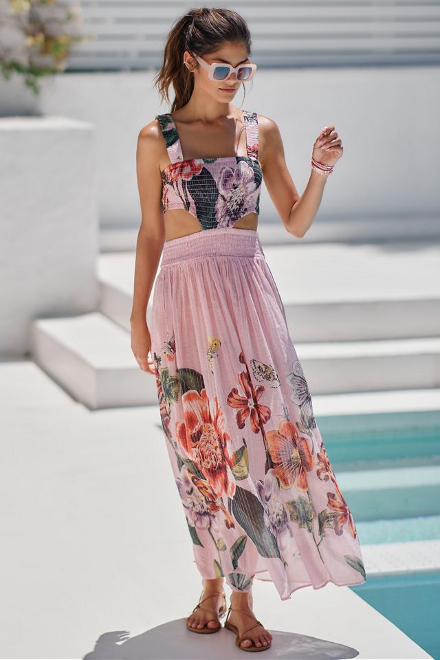 The Piper Bandeau Cutout Maxi Dress #1