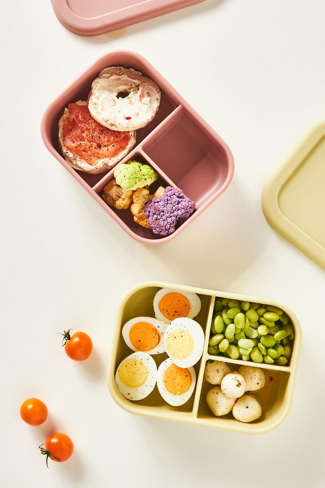 The Dearest Grey Silicone Bento Box