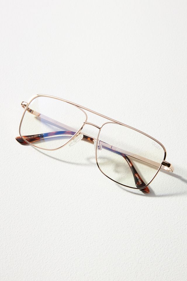 Quay Poster Boy Mini Blue Light Glasses Anthropologie