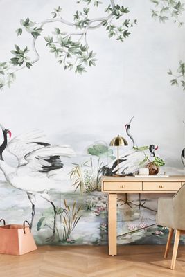 Crane Animal Wall Mural