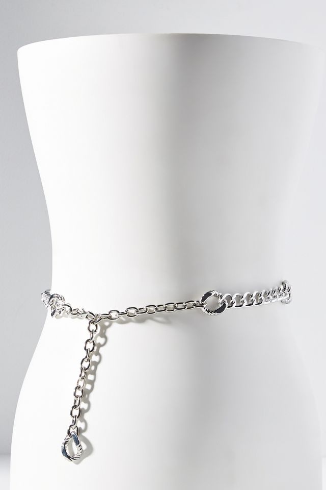 Silver Chain Belt | Anthropologie display picture 1