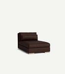 Sunday Modular Armless Leather Chaise