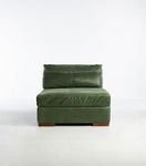 Sunday Modular Armless Leather Chaise