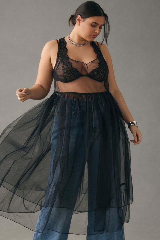By Anthropologie Sheer Slip #7