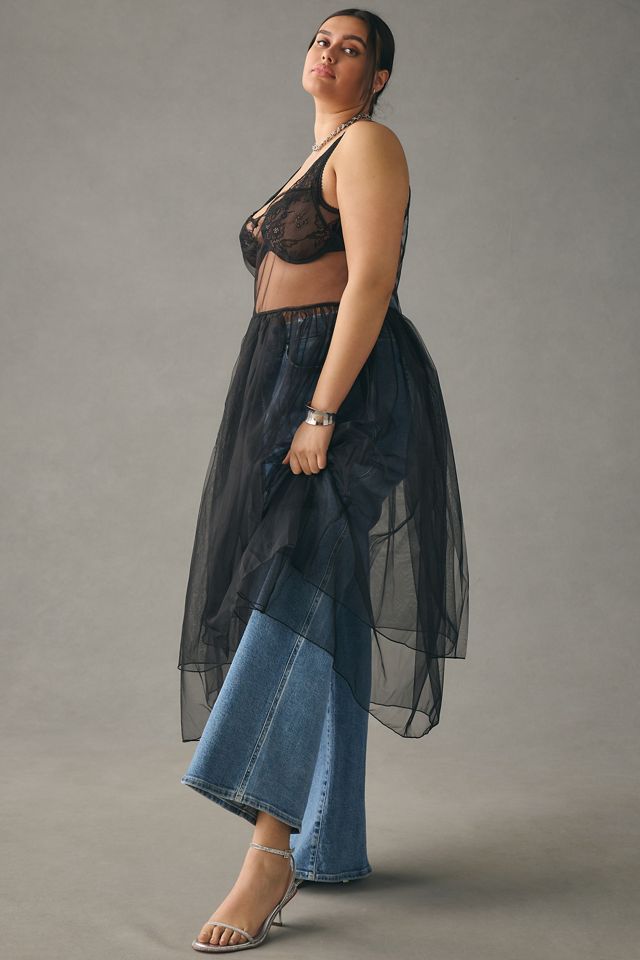 By Anthropologie Sheer Slip #10