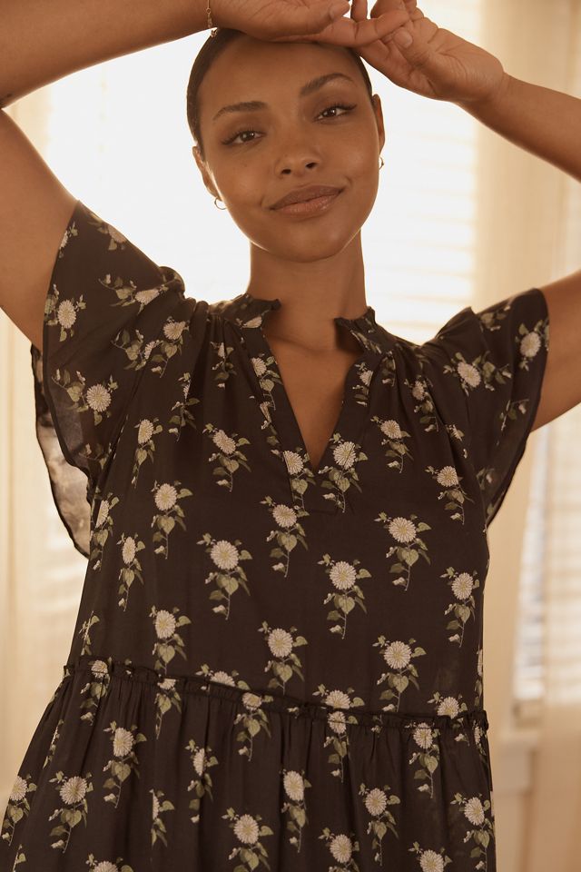 By Anthropologie Ruffle-Sleeve Dress #5