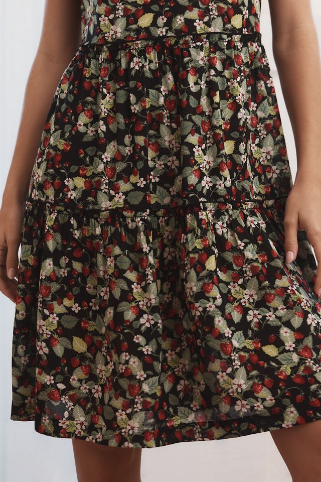 By Anthropologie Ruffle Sleeve Dress