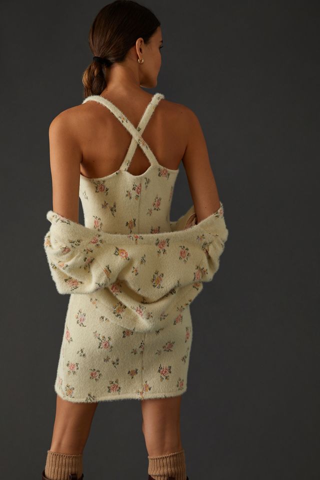 Daily Practice by Anthropologie Floral Printed Sweater Dress Set #1