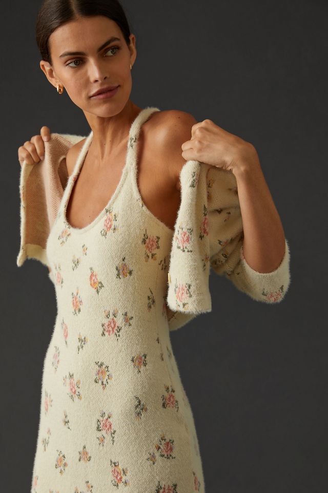 Daily Practice by Anthropologie Floral Printed Sweater Dress Set #3