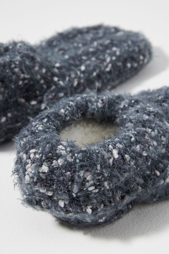 Lemon Frosted Fuzz Slippers #3