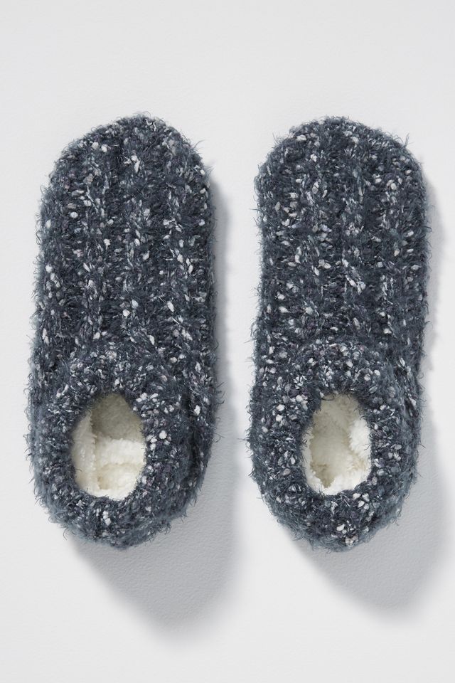 Lemon Frosted Fuzz Slippers #1