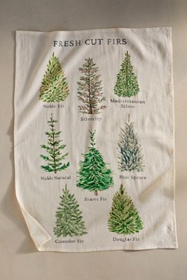 Fresh Cut Firs Dish Towel