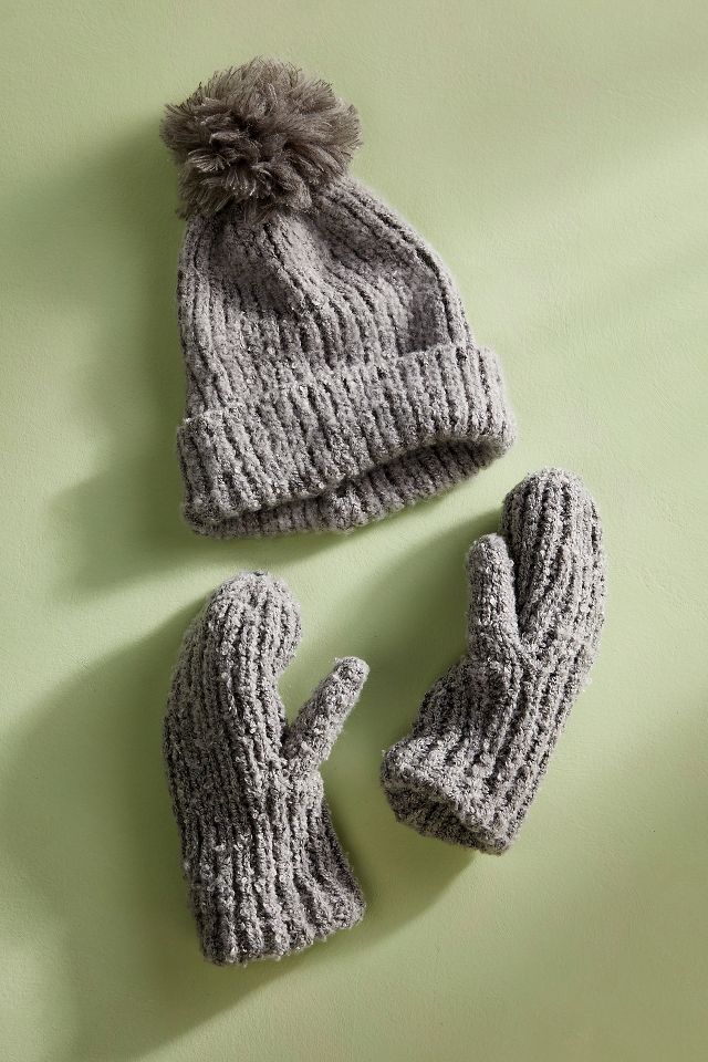 Knit Hat Mittens Gift Set Terrain