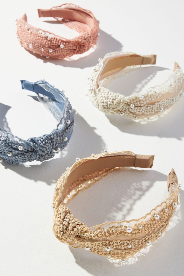 Lace Top-Knot Headband #1
