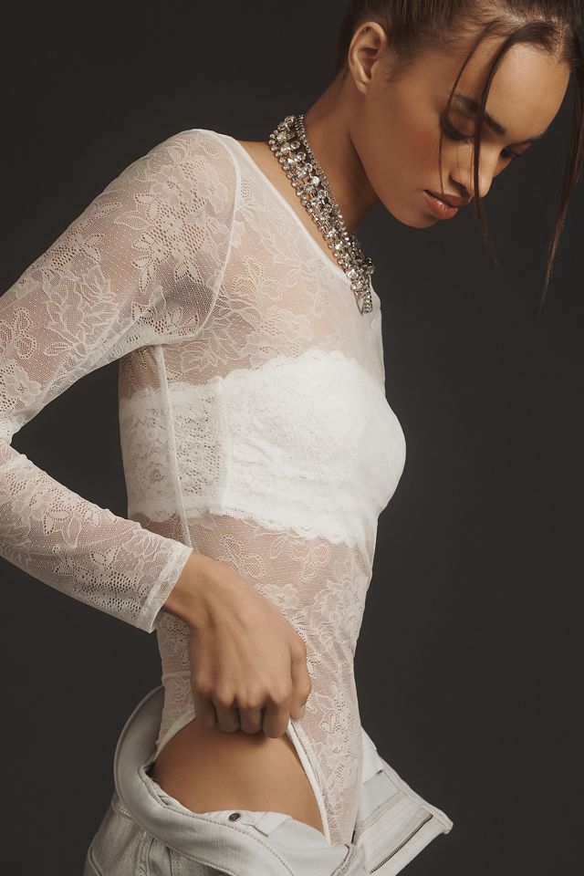 The Harlowe Lace Bodysuit #1